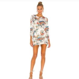 For Love And Lemons Floral Mini Dress